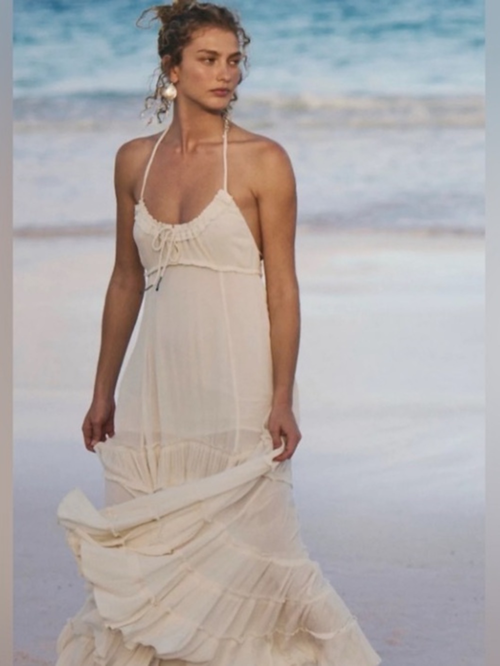 🐚FREE PEOPLE🐚FREE-EST GAUZE MAXI🐚NWT!!! - Picture 7 of 7